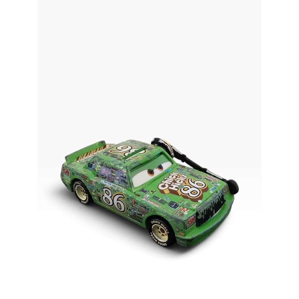 Disney Pixar Cars Chick Hicks 86 Headset Diecast Vehicle Pit Crew Toy Mattel
